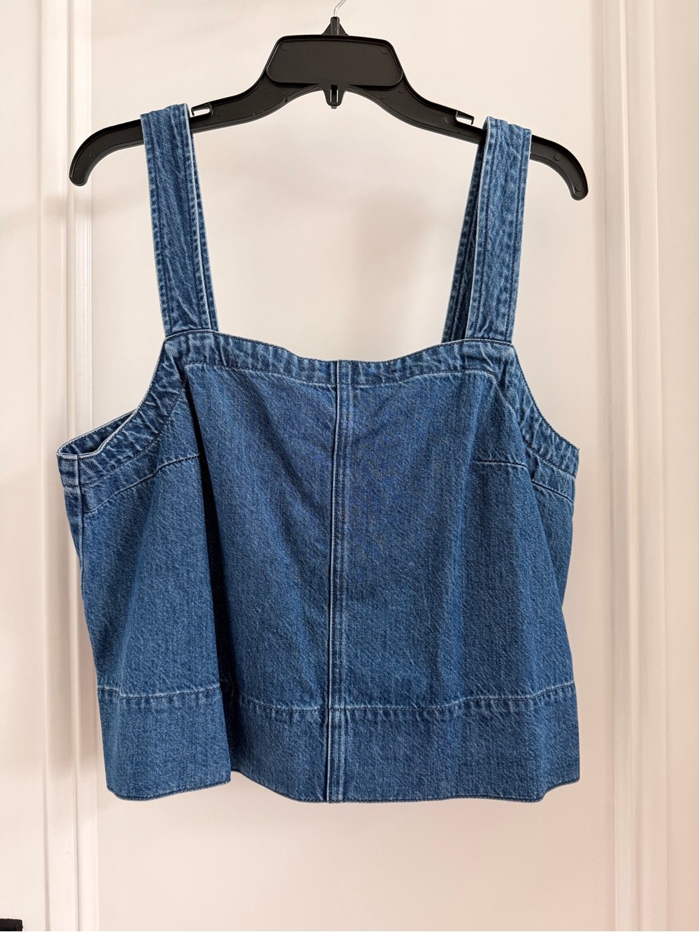 Madewell Blue Denim Square-Style Tank
